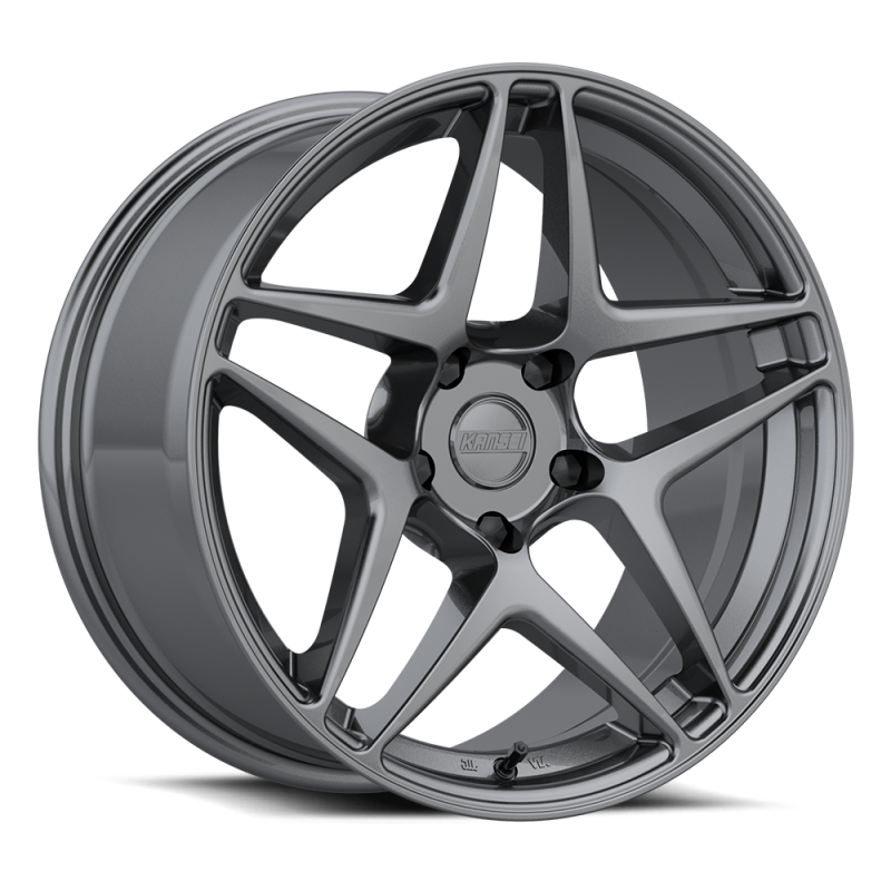 Kansei K15G Astro 18x9.5in / 5x114.3 BP / 35mm Offset / 73.1mm Bore - Gunmetal Wheel Wheels - Forged Kansei