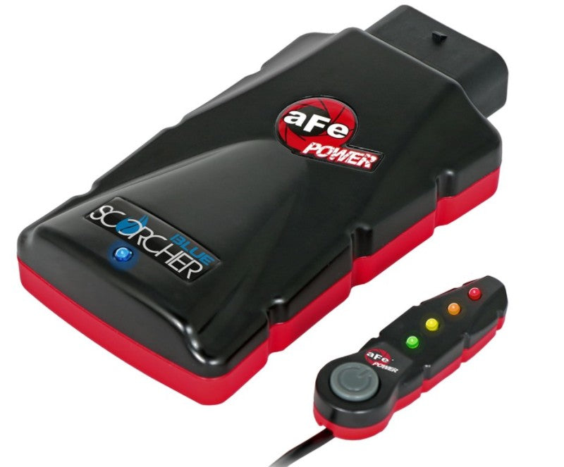 aFe Power 18-21 Jeep Wrangler JL 2.0L (t) Scorcher Blue Bluetooth Power Module In-Line Modules aFe
