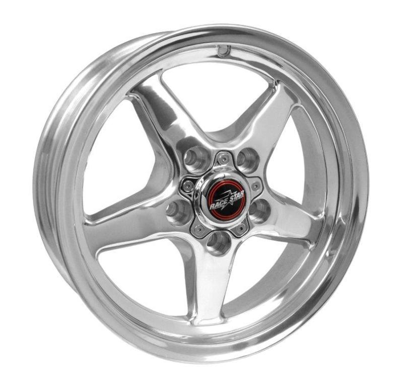 Race Star 92 Drag Star 15x5.00 5x4.50bc 2.38bs Direct Drill Polished Wheel Wheels - Cast Race Star