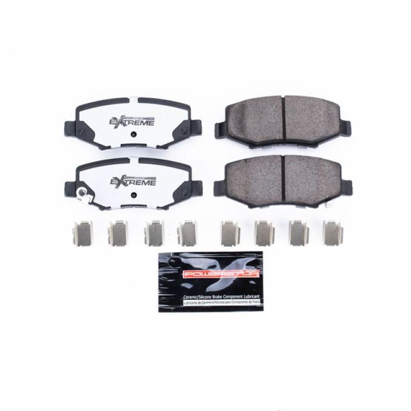 Power Stop 07-18 Jeep Wrangler Rear Z36 Truck & Tow Brake Pads w/Hardware Brake Pads - Performance PowerStop