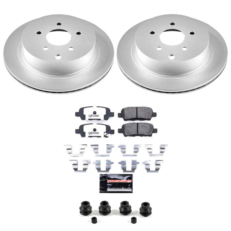 Power Stop 03-08 Infiniti FX35 Rear Z26 Coated Brake Kit Brake Kits - Performance D&S PowerStop