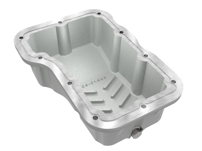 aFe POWER Transmission Pan Jeep Wrangler (JL) 18-25 L4-2.0L- Raw Diff Covers aFe
