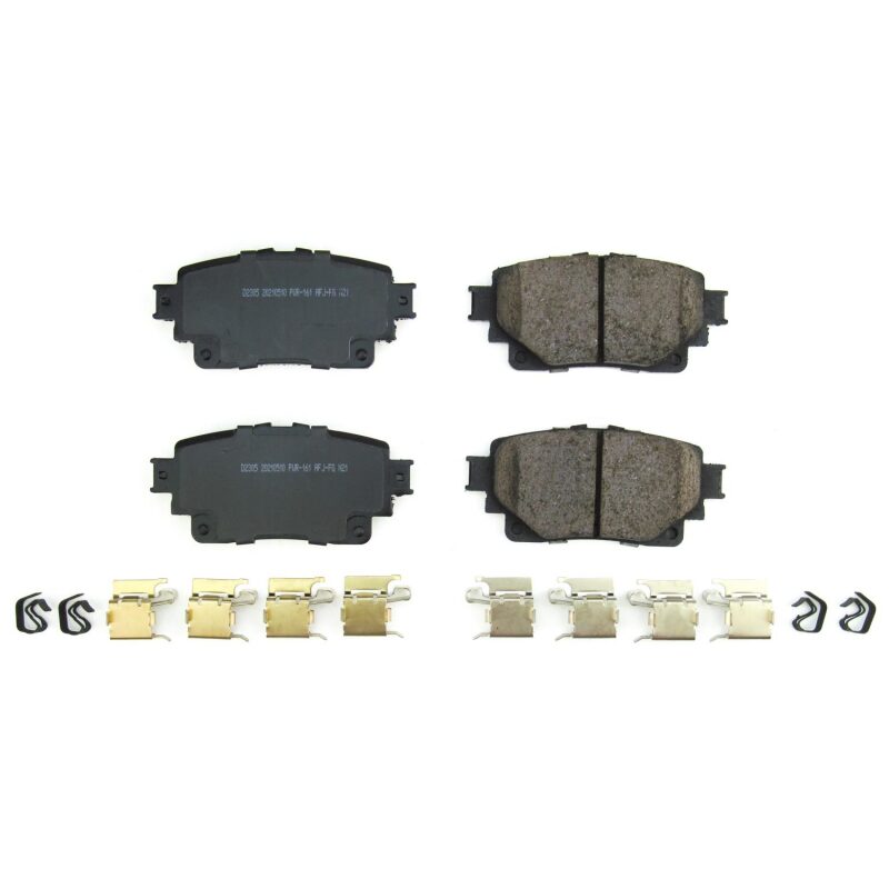 Power Stop 20-21 Toyota Highlander Rear Z17 Evo Ceramic Brake Pads w/Hardware Brake Pads - OE PowerStop