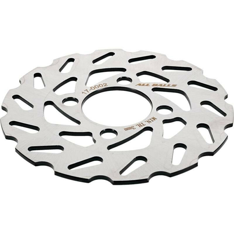All Balls Racing 11-13 Yamaha YFM125 Raptor Brake Disc Front Brake Rotors - OE All Balls Racing