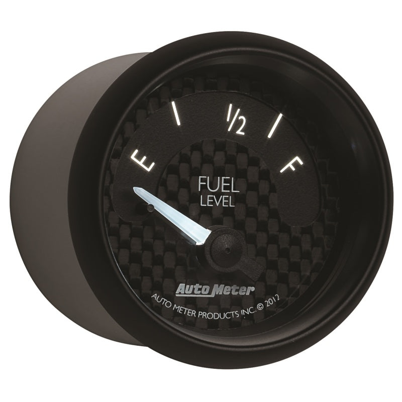 Autometer GT Series 52mm Short Sweep Electronic 73-10 ohms Fuel Level (For most Ford and Chrysler) Gauges AutoMeter