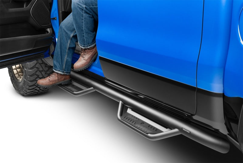 N-Fab Podium LG 15.5-17 Dodge Ram 1500 Crew Cab - Tex. Black - 3in Side Steps N-Fab