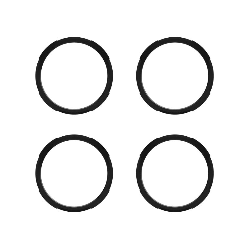 KC HiLiTES FLEX ERA LED Light Bar Bezel Kit for 10in. Segments - Gloss Black Light Bars & Cubes KC HiLiTES