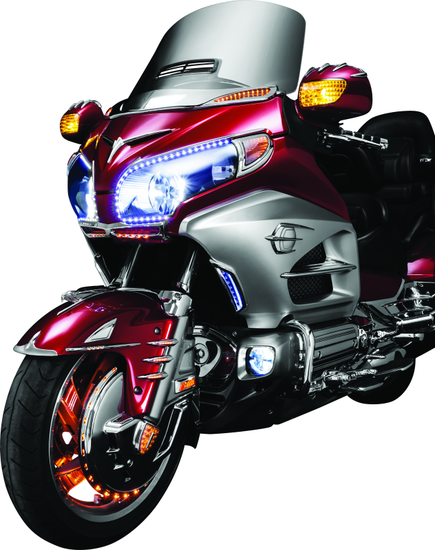 Kuryakyn Deco Eagle Fender Ornament 01-22 Honda GL1800 Chrome Exterior Trim Kuryakyn