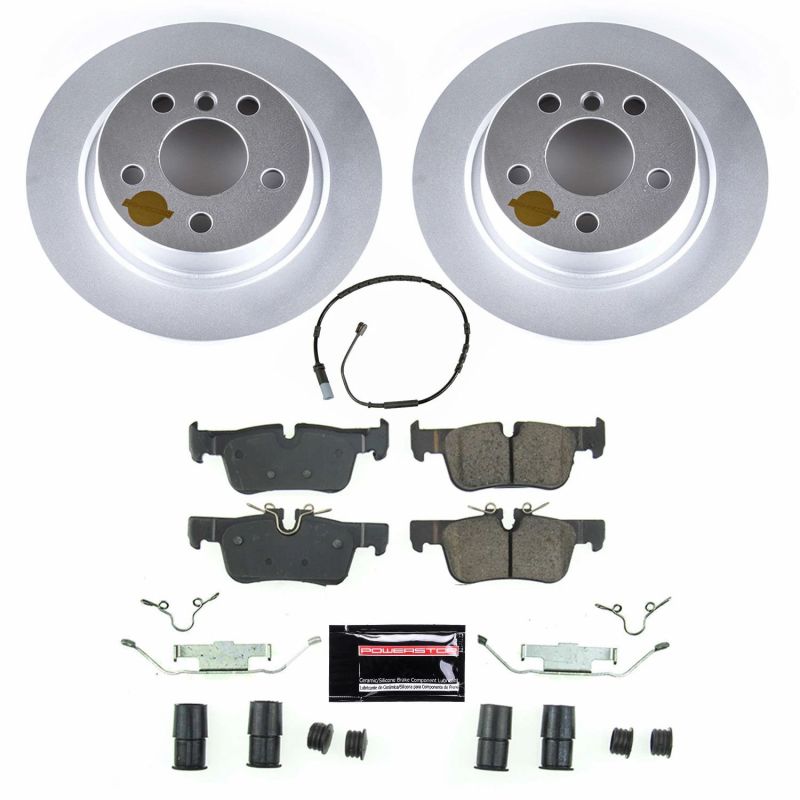 Power Stop 14-19 BMW i3 Rear Z23 Evolution Sport Coated Brake Kit Brake Kits - Performance D&S PowerStop