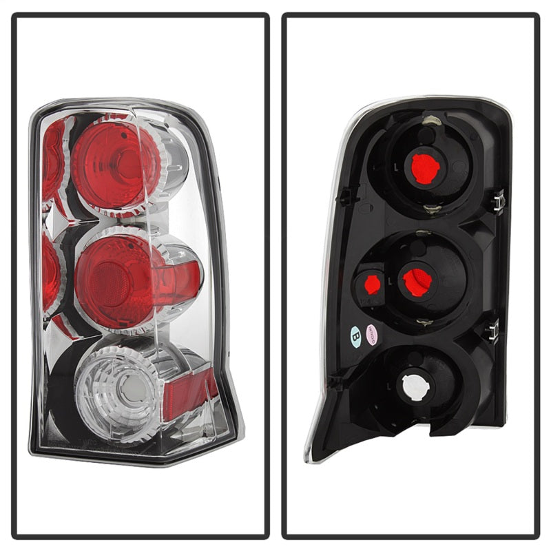 Spyder Cadillac Escalade SUV (Not EXT)02-06 Euro Style Tail Lights Chrome ALT-YD-CE02-C Tail Lights SPYDER