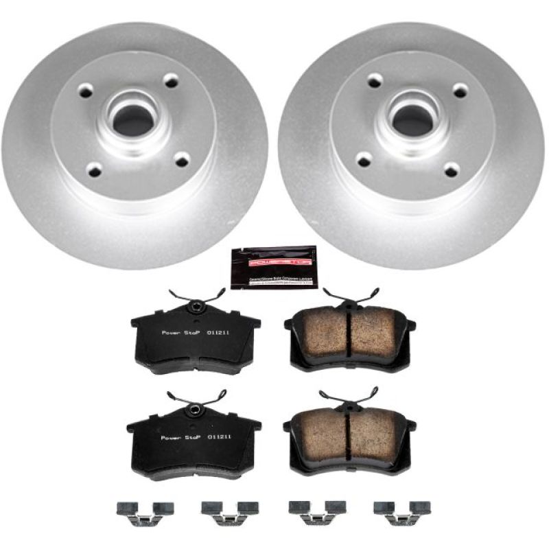 Power Stop 90-92 Volkswagen Corrado Rear Z23 Evolution Sport Coated Brake Kit Brake Kits - Performance D&S PowerStop