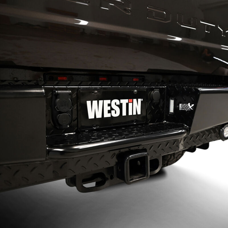 Westin 23-25 Ford F-250/350/450/550/600 HDX Bandit Rear Bumper - Black Bumpers - Steel Westin