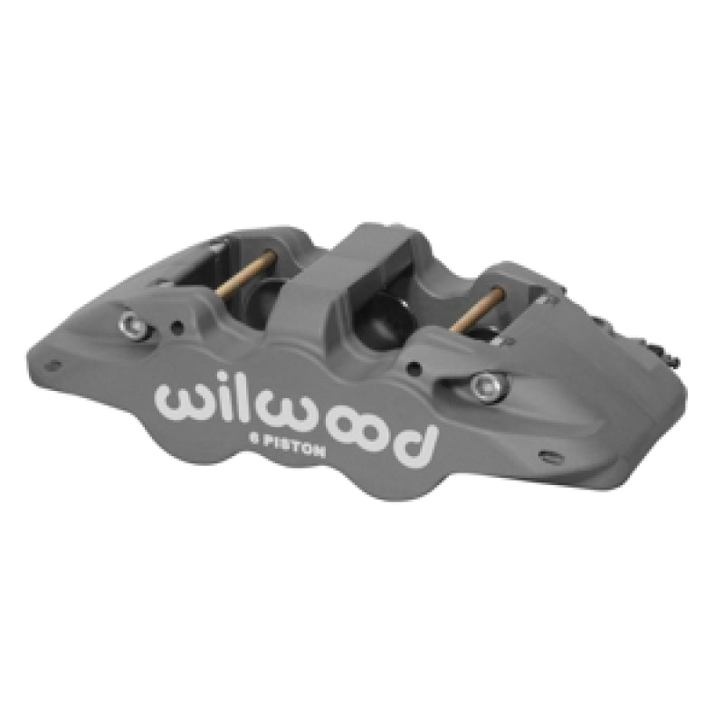 Wilwood Aero6 Radial Mount Forged Aluminum Six Piston Caliper - Left Hand (Anodized) Brake Calipers - Perf Wilwood