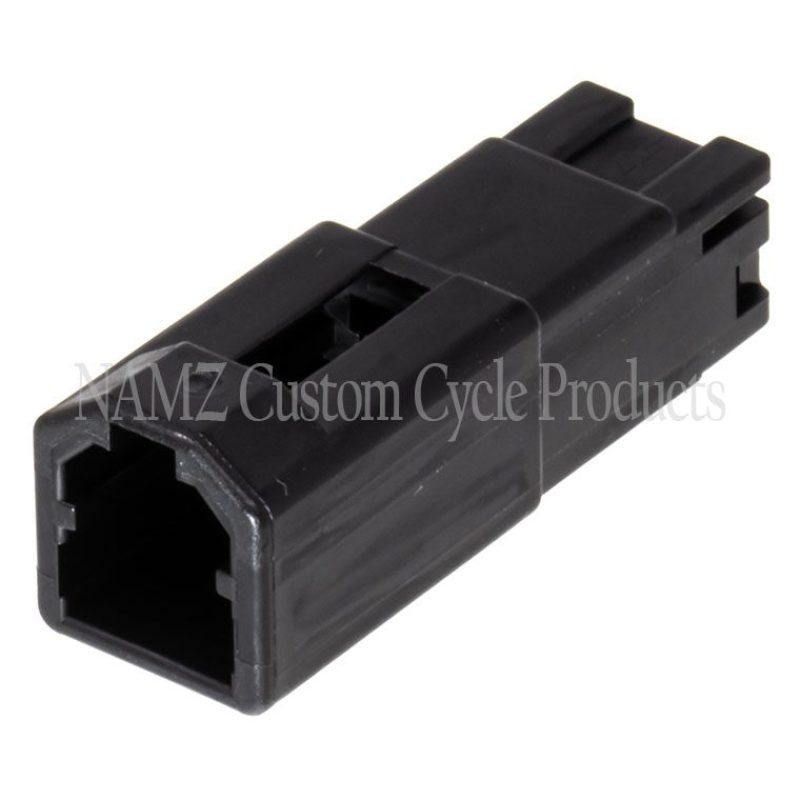 NAMZ AMP 040 Series 2-Position Male Wire Cap Housing Connector (HD 72902-01BK) Wiring Connectors NAMZ