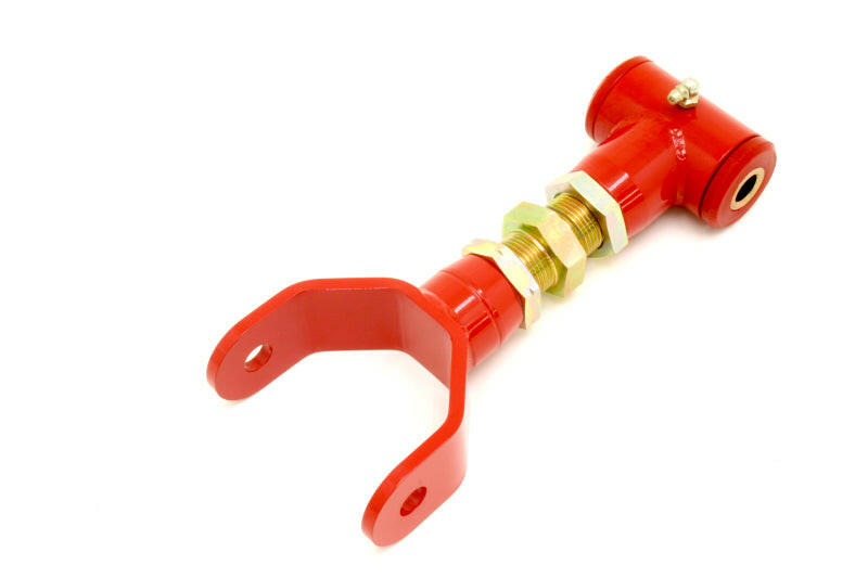 BMR 05-10 S197 Mustang Upper Control Arm On-Car Adj. (Polyurethane) - Red Control Arms BMR Suspension