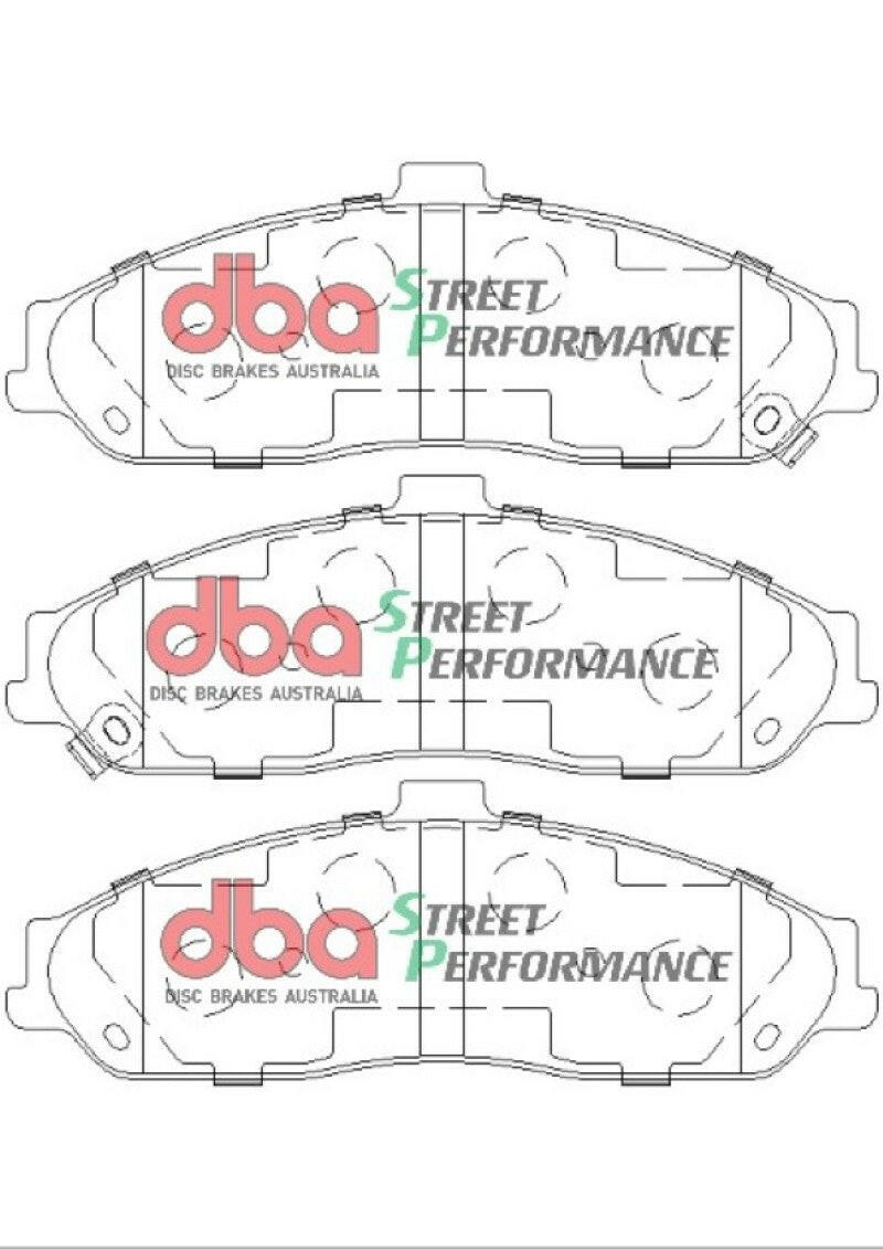 DBA 97-06 Corvette (Incl C5 Z06) SP500 Front Brake Pads Brake Pads - Performance DBA