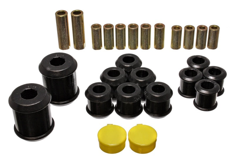 Energy Suspension 95-99 Mitsubishi Eclipse FWD/AWD Black Rear Control Arm Bushing Set Bushing Kits Energy Suspension