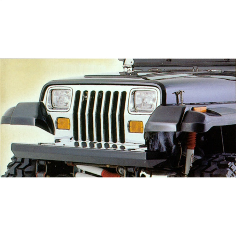 Rugged Ridge Rock Crawler Front Bumper 76-06 CJ and Jeep Wrangler Bumpers - Steel Rugged Ridge