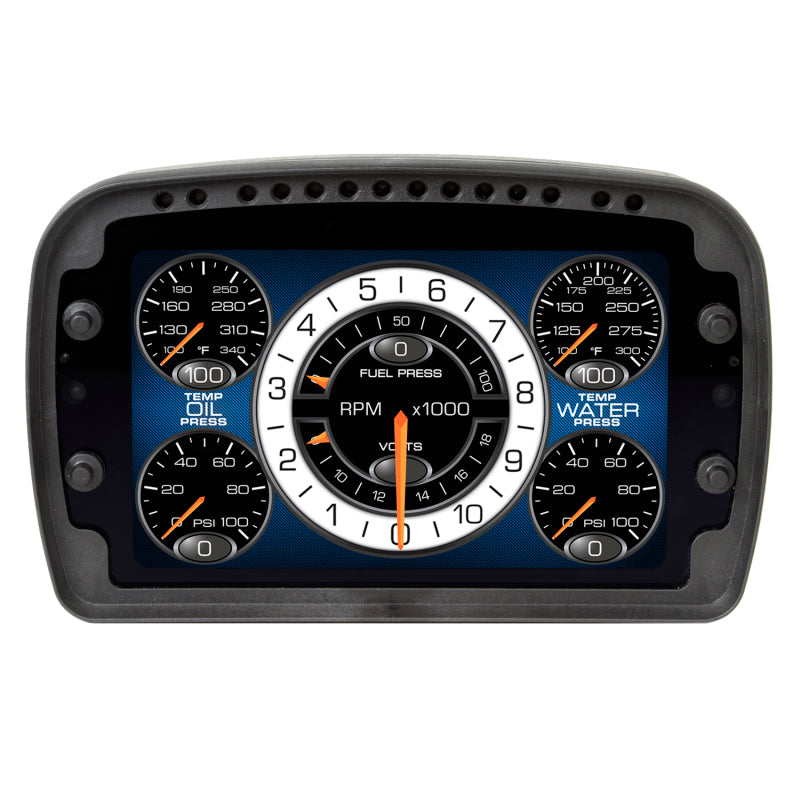 Autometer Racing Instrument Display Color LCD Including Shift and Alarm Lights Datalogging CD7 Performance Monitors AutoMeter