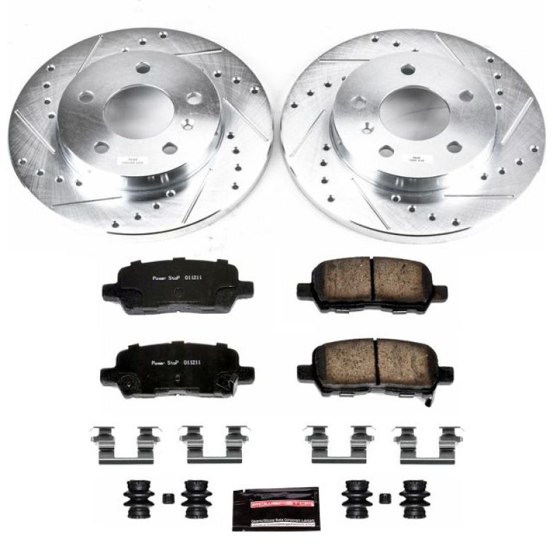 Power Stop 05-09 Buick Allure Rear Z23 Evolution Sport Brake Kit Brake Kits - Performance D&S PowerStop