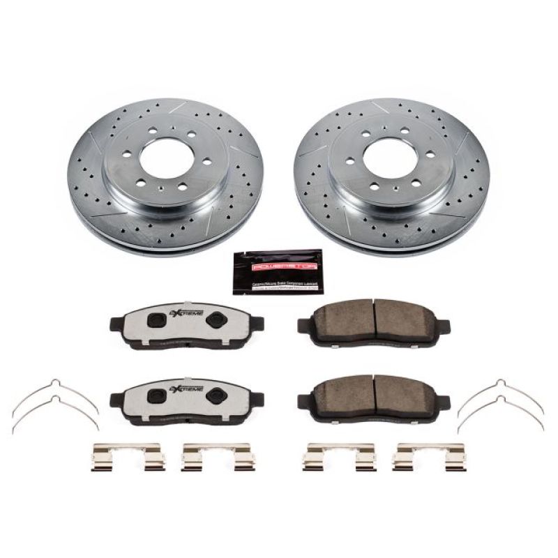 Power Stop 2009 Ford F-150 Front Z36 Truck & Tow Brake Kit Brake Kits - Performance D&S PowerStop