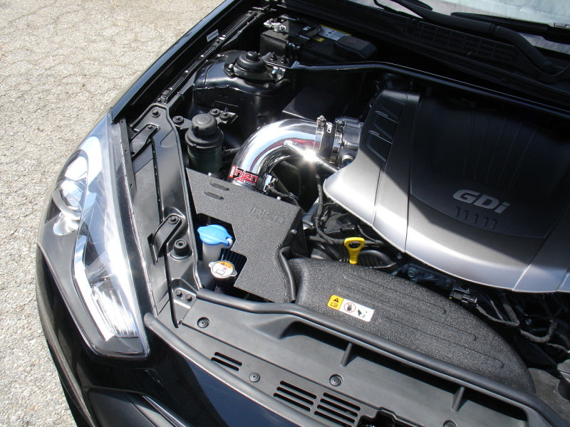 Injen 2013+ Hyundai Genesis Coupe (3.8L ONLY) V6 Polished Short Ram Intake w/ Heat Shield & Cover Cold Air Intakes Injen