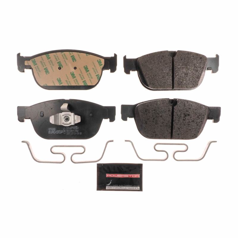 Power Stop 16-19 Volvo XC90 Euro-Stop ECE-R90 Front Brake Pads Brake Pads - OE PowerStop
