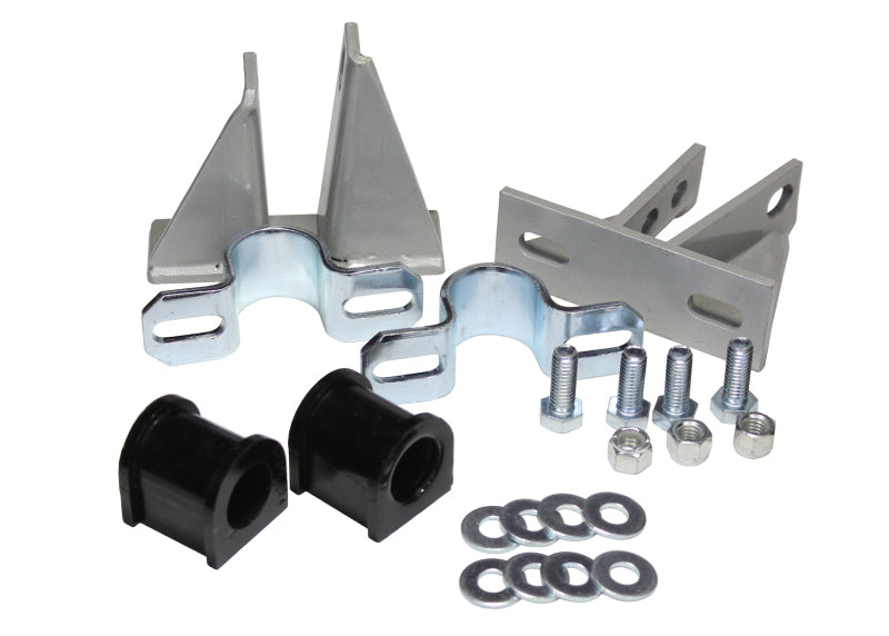 Whiteline 1/12/97 Mitsubishi Evo IV/V/VI/1/02-6/08 Evo VII/VIII/IX Rear 24mm HD Sway Bar Mount Kit Sway Bars Whiteline