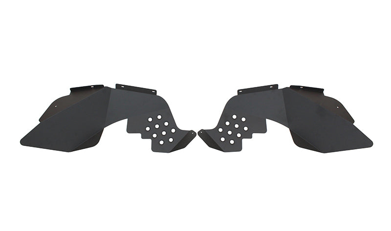 Fishbone Offroad 07-18 Jeep JK Wrangler Front/Rear Inner Fenders -Aluminum - Blk Pwdrcoat (Set Of 4) Fenders Fishbone Offroad