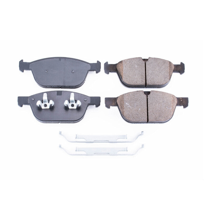 Power Stop 10-15 Volvo XC60 Front Z17 Evolution Ceramic Brake Pads w/Hardware Brake Pads - OE PowerStop