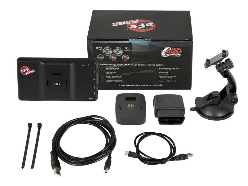 aFe AGD Advanced Gauge Display Digital 5.5in Monitor 08-18 Dodge/RAM/Ford/GM Diesel Trucks Gauges aFe