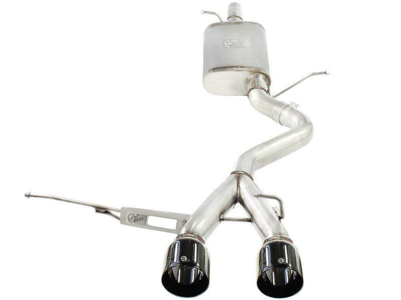 aFe MACHForce XP Exhaust 304SS Cat-Back w/ Black Tips 2008 VW Golf R32 V5 3.2L Catback aFe