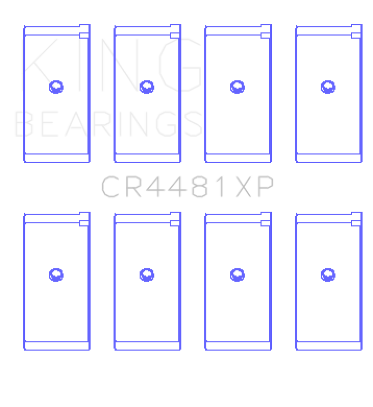 King Engine Bearings Mitsubishi 4G63/4G64 6 Bolt 1st Gen DSM Performance Rod Bearing Set - Size STD Bearings King Engine Bearings