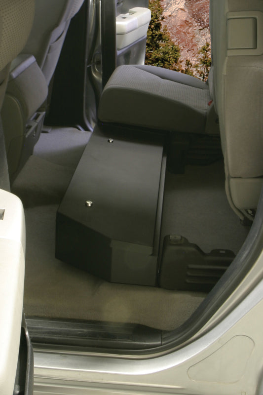 Tuffy 07-21 Toyota Tundra Double Cab Underseat Lockbox W/ Combo Lock Cargo Boxes & Bags Tuffy Products