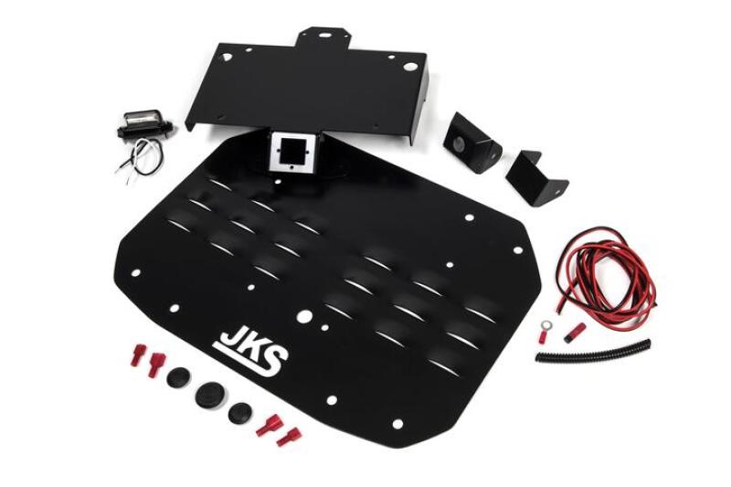 JKS Manufacturing Jeep Wrangler JL Tailgate Vent Cover w/ License Plate Relocation Tailgate Accessories JKS Manufacturing