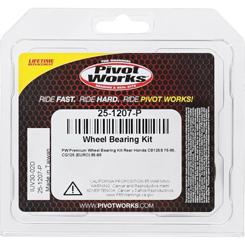 Pivot Works Honda Wheel Bearing Kit Premium Bearings Control Arms Pivot Works