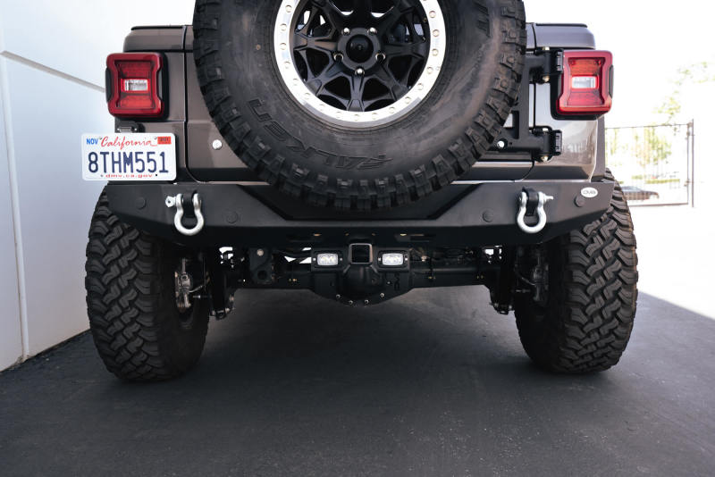 DV8 Offroad 07-21 Jeep Wrangler (JK/JL) Bolt-On Hitch w/ Lights Hitch Receivers DV8 Offroad