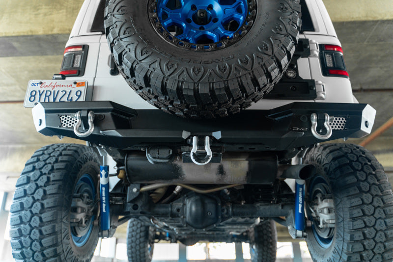 DV8 Offroad 2018 Jeep Wrangler JL MTO Series Rear Bumper w/ Optional Tire Carrier Bumpers - Steel DV8 Offroad