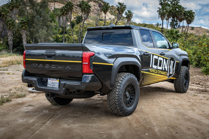 ICON 2024+ Toyota Tacoma 1.25in-3in Stage 8 Suspension System Billet w/ Triple Rate Spring Coilovers ICON