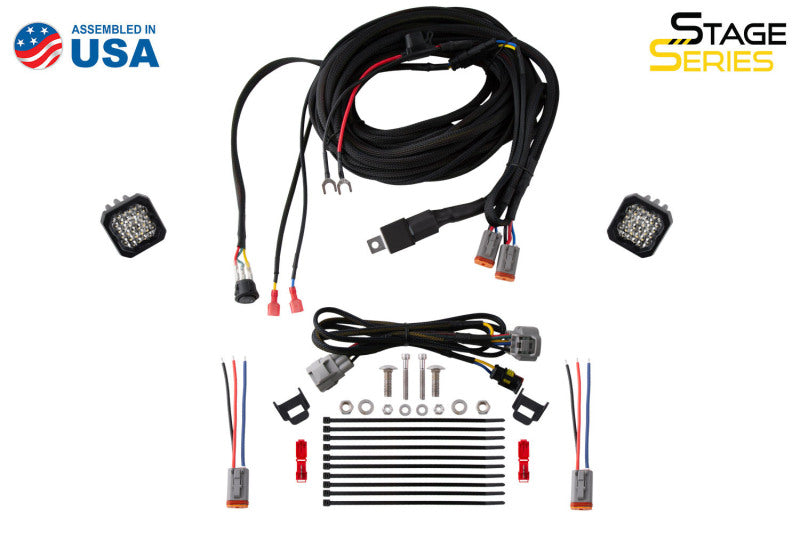 Diode Dynamics 05-15 Toyota Tacoma C2 Sport Stage Series Reverse Light Kit Light Accessories and Wiring Diode Dynamics