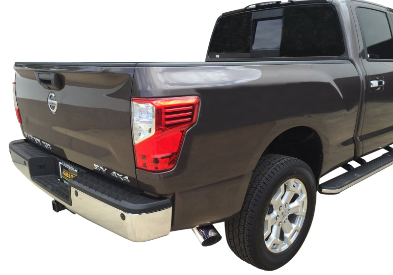 Gibson 16-17 Nissan Titan XD S 5.0L 4in Filter-Back Single Exhaust - Aluminized DPF Back Gibson