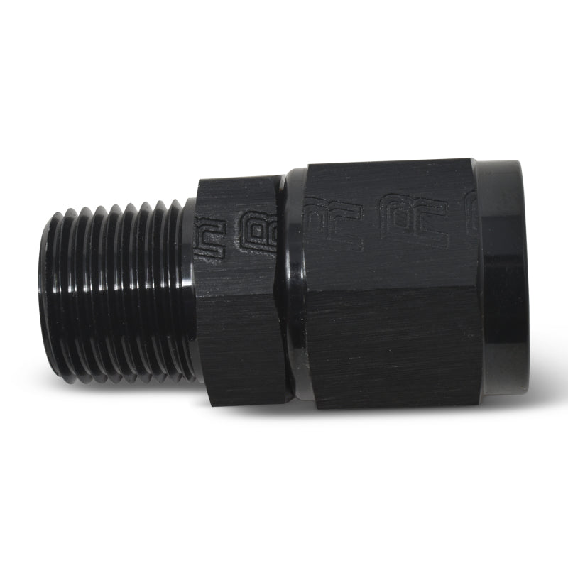 Russell Performance -6 AN Straight Female to 1/8in Male NPT Fitting (Black) Fittings Russell