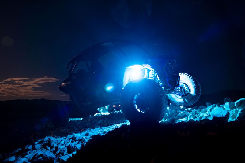 Whip It Led Rock Light 8 Pod Light Bars & Cubes Whip It
