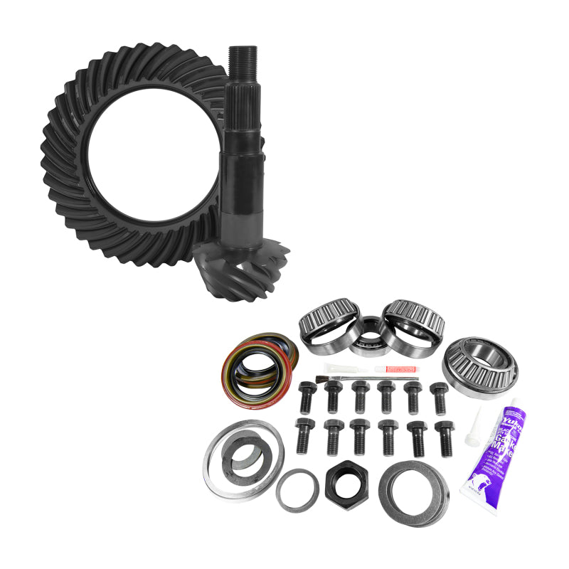 Yukon 11.25in Dana 80 4.56 Rear Ring & Pinion Install Kit 4.375in OD Head Bearing Differential Install Kits Yukon Gear & Axle