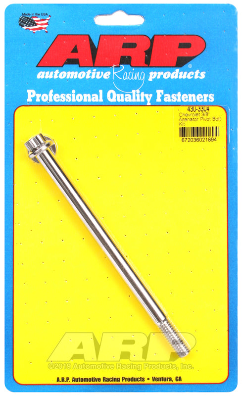 ARP Chevy SS 12pt Alternator pivot Bolt Kit Hardware Kits - Other ARP