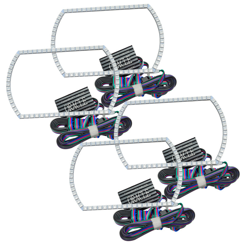 Oracle Chevy Silverado 14-15 Halo Kit Projector Style - ColorSHIFT w/o Controller Headlights ORACLE Lighting