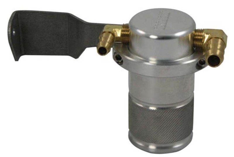 Moroso 07-14 Toyota Tundra Air/Oil Separator Catch Can - Small Body - Billet Aluminum Oil Catch Cans Moroso