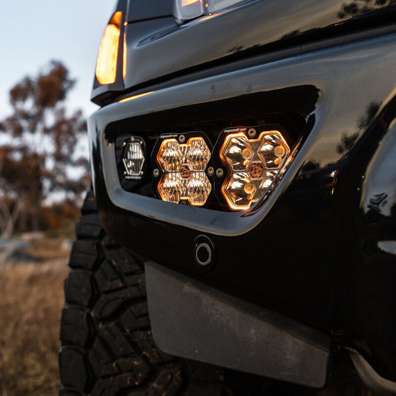 Baja Designs 21-25 Ford Raptor Squadron Sport 2.0 Fog Pocket Kit (Multi Patterns) - Clear Fog Lights Baja Designs