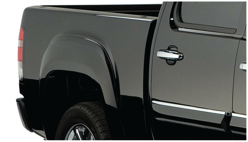 Bushwacker 07-13 GMC Sierra 1500 Fleetside OE Style Flares 4pc 69.3in Bed - Black Fender Flares Bushwacker