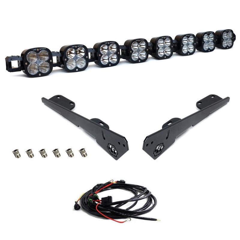 Baja Designs 2005+ Toyota Tacoma 8XL Linkable Roof Kit Light Mounts Baja Designs